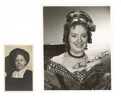 Lot 233 - Movie Couples.- Charles Laughton & Elsa Lanchester