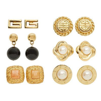 Lot 597 - Givenchy Clip On & Pierced Earring Collection