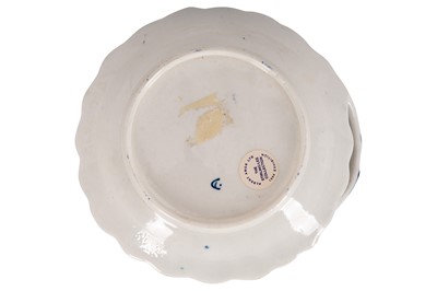Lot 126 - A Worcester porcelain 'Blind Earl' pattern sweetmeat dish, circa 1765