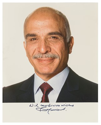 Lot 587 - Hussein, King of Jordan
