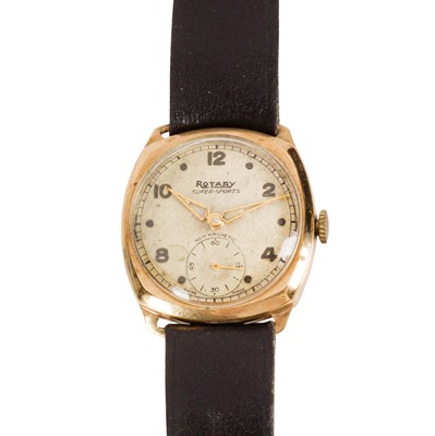Lot 423 - Men's gold Rotary Wristwatch