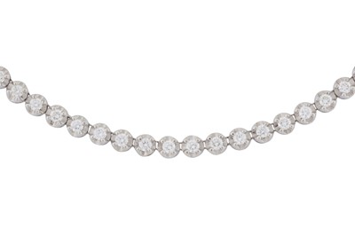Lot 230 - Mark Broumand | A diamond line necklace