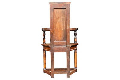 Lot 52 - A 16th century French walnut caquetoire