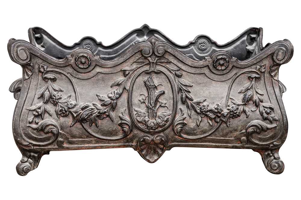 Lot 97 - A late 19th century French cast iron planter
