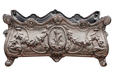 Lot 97 - A late 19th century French cast iron planter