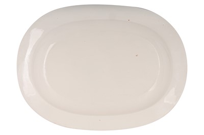 Lot 130 - A Wedgwood creamware oval platter from the Duke of Clarence service, circa 1800