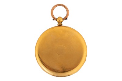 Lot 480 - Milleret - An 18k Gold Open-Faced Pocket Watch