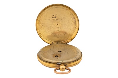 Lot 480 - Milleret - An 18k Gold Open-Faced Pocket Watch