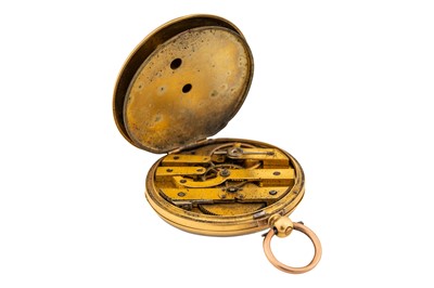 Lot 480 - Milleret - An 18k Gold Open-Faced Pocket Watch