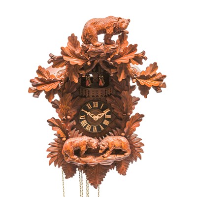 Lot 229 - Two Black Forest clocks cuckoo wall clocks