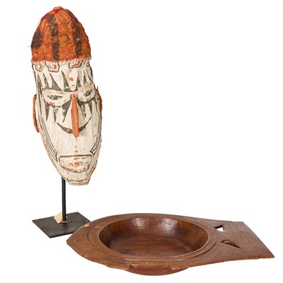 Lot 431 - Ethnographica - a Tami Island, Papua New Guinea Tago mask