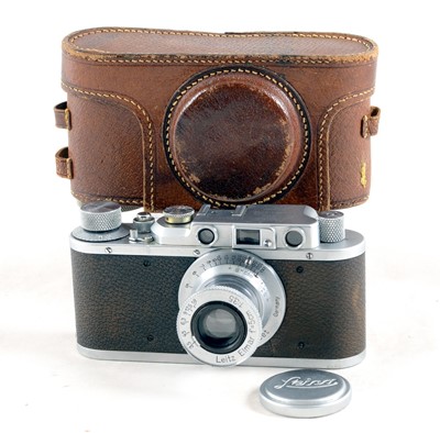 Lot 243 - Leica II Camera with 5cm f3.5 Elmar Lens.