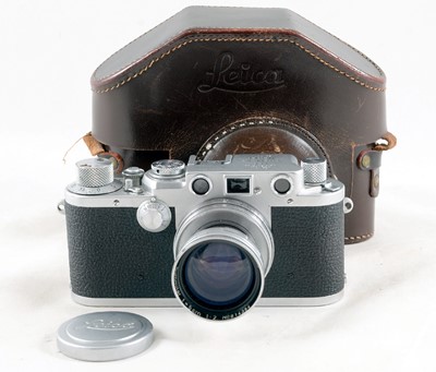 Lot 249 - Leica IIIf with 5cm f2 Summitar Lens.
