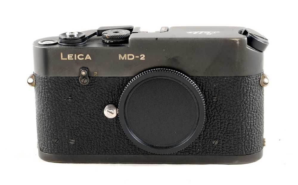 Lot 252 - Black Leica, (Canada) MD-2 Body.