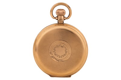 Lot 481 - Waltham - 9k Gold Full Hunter Pocket Watch