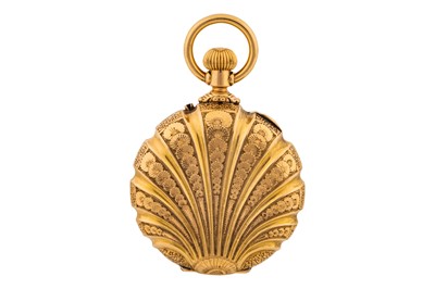 Lot 473 - C. Marcks & Co - 18k Gold Full Hunter Fob Watch