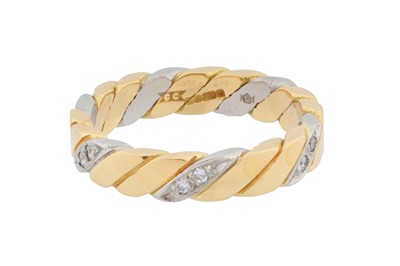 Lot 245 - A diamond band ring, circa 1987