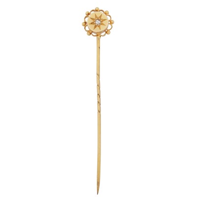 Lot 113 - A diamond pin
