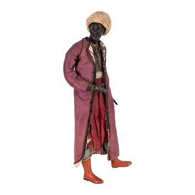 Lot 35 - An early 19th Century Neapolitan terracotta & wood creche figure circa 1820