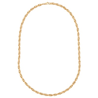Lot 191 - A loose rope chain necklace