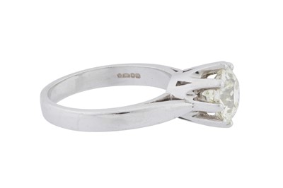 Lot 28 - A diamond single stone ring, circa 2013
