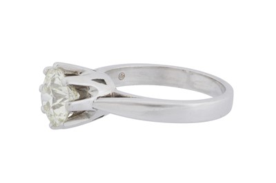 Lot 28 - A diamond single stone ring, circa 2013