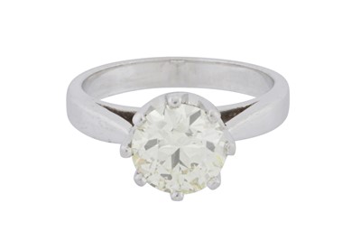 Lot 28 - A diamond single stone ring, circa 2013