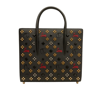 Lot 178 - Christian Louboutin Black Paloma Medium Top Handle Bag