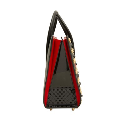 Lot 178 - Christian Louboutin Black Paloma Medium Top Handle Bag