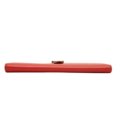 Lot 28 - Hermes Red Swift Bearn Wallet
