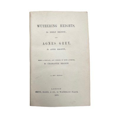Lot 132 - Bronte (Anne, Charlotte & Emily) Works, 7 vols., 1879-82