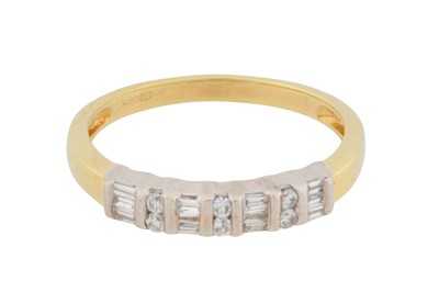Lot 247 - A diamond half eternity ring