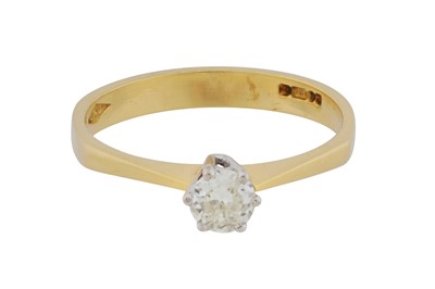 Lot 259 - A diamond single-stone ring, circa 1995