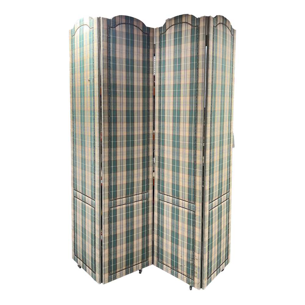 Lot 529 - Colefax and Fowler, four-division screen/room divider