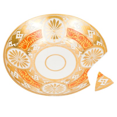 Lot 78 - Coalport, a Regency porcelain part-tea set