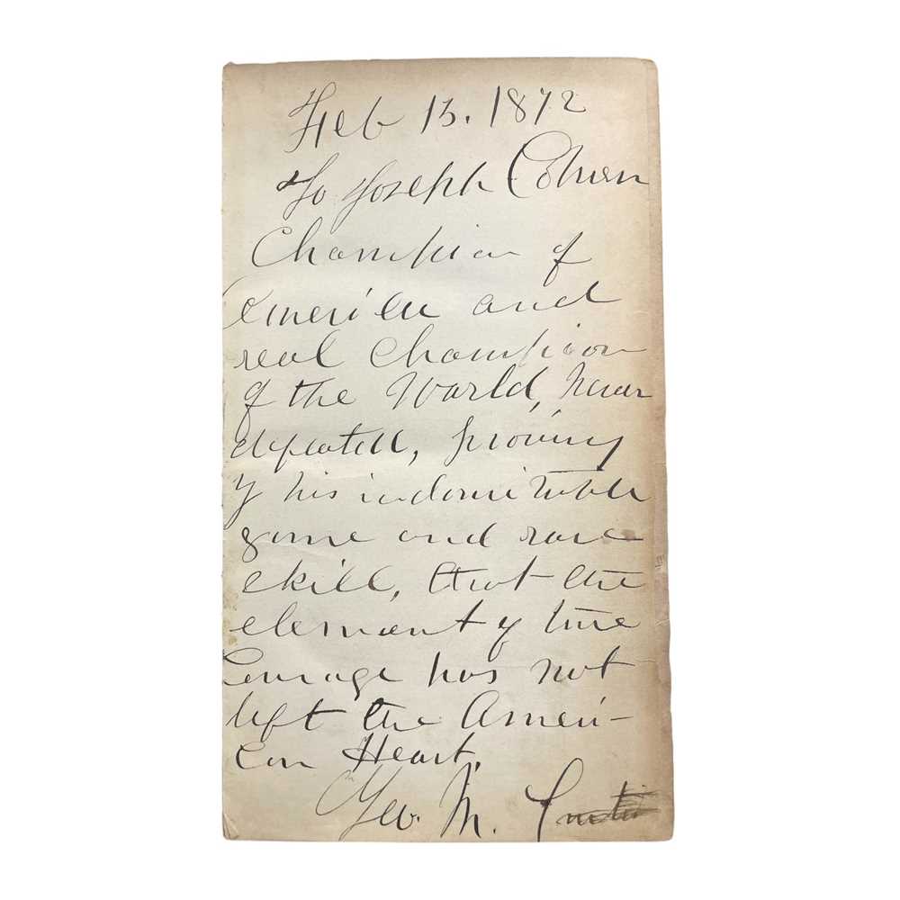 Lot 47 - Egan (Pierce) Boxiana, inscribed to American champion Joe Coburn by his defence lawyer