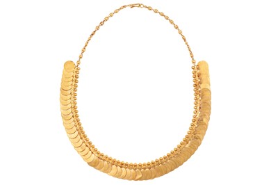 Lot 45 - A coin luck SHMI necklace