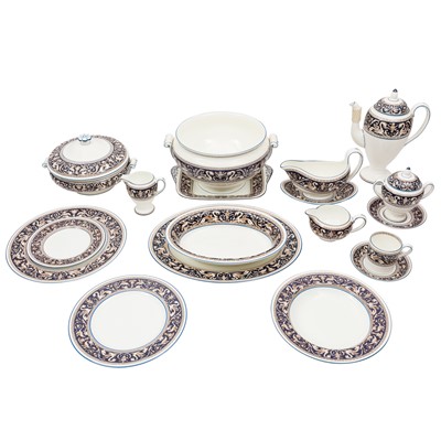 Lot 86 - A Wedgwood 'Florentine' pattern dinner and coffee service