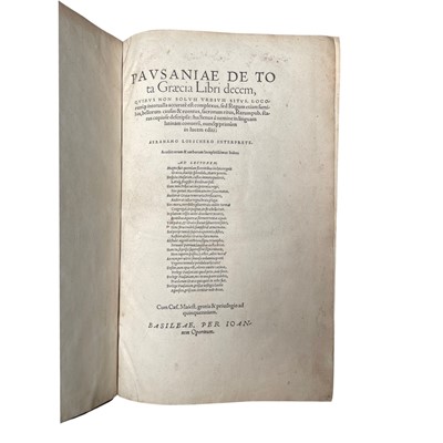 Lot 6 - History: Pausanias & Gerbel, 1550