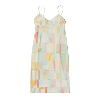 Lot 22 - Chanel Multi Colourblock Camisole Dress
