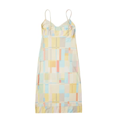 Lot 22 - Chanel Multi Colourblock Camisole Dress