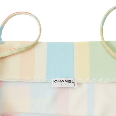 Lot 21 - Chanel Multi Colourblock Camisole Mini Dress