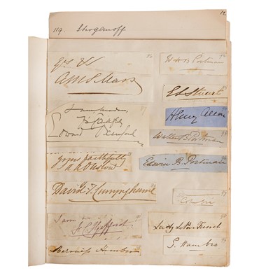 Lot 66 - Autograph Collection.- Late 19th Century
