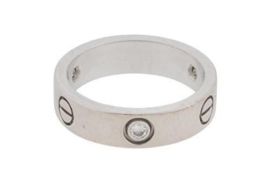 Lot 231 - Cartier Ι 'Love' band ring, circa 1998