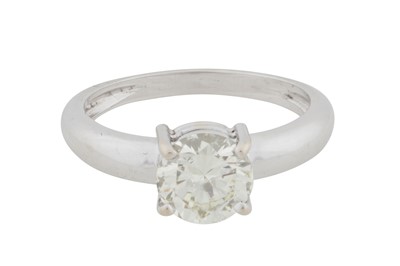 Lot 236 - A diamond single stone ring