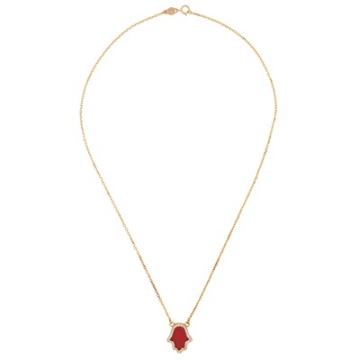 Lot 53 - A Hamsa pendant necklace