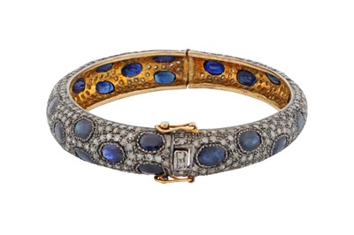 Lot 77 - Amrapali Ι A sapphire and diamond bangle, circa 2014