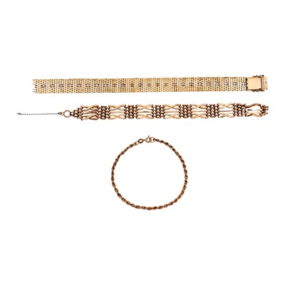 Lot 248 - Three bracelets