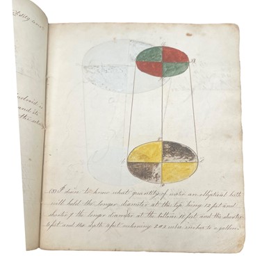 Lot 126 - Victorian workbook 1841