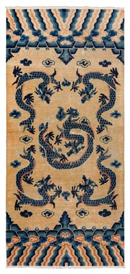 Lot 20 - An antique Ningxia rug, China, approx: 153cm. x 80cm
